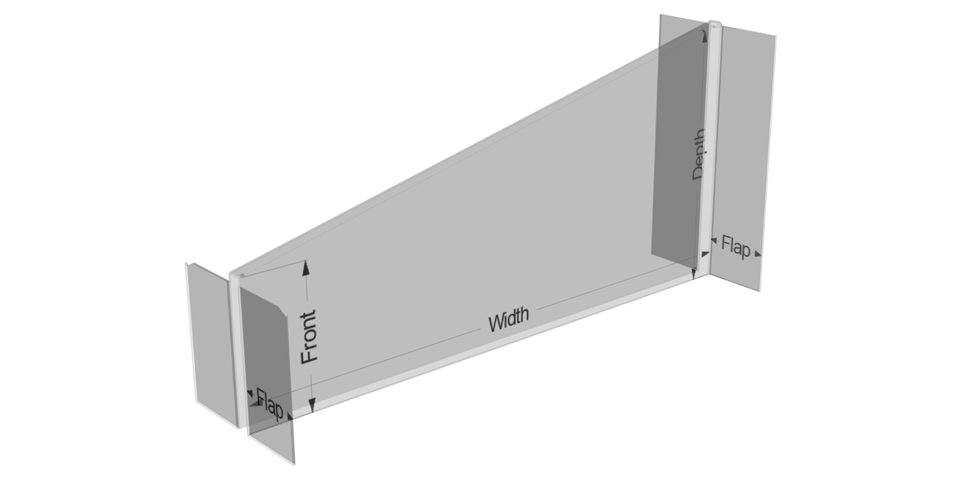 R008_AngleTray Divider - View 1